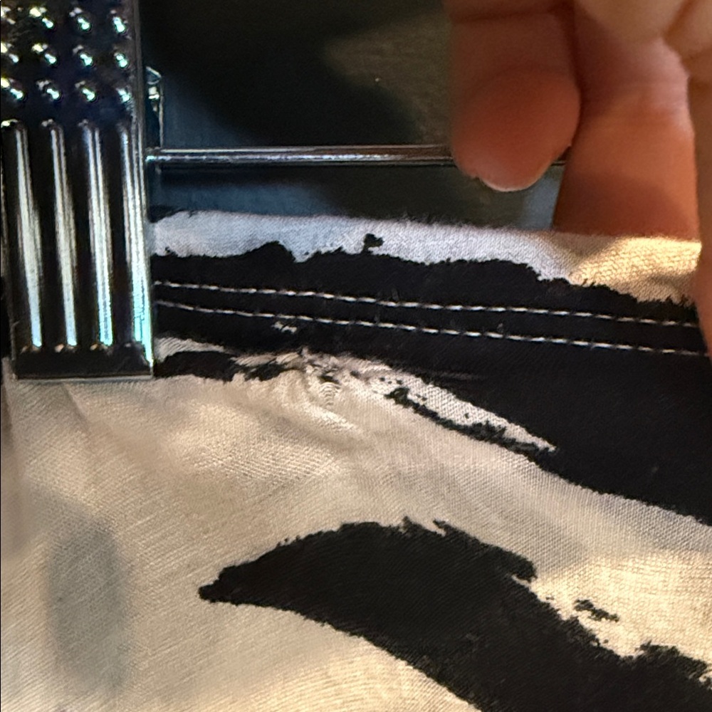Zebra Print Ruffled Skirt - Picture 3 of 4